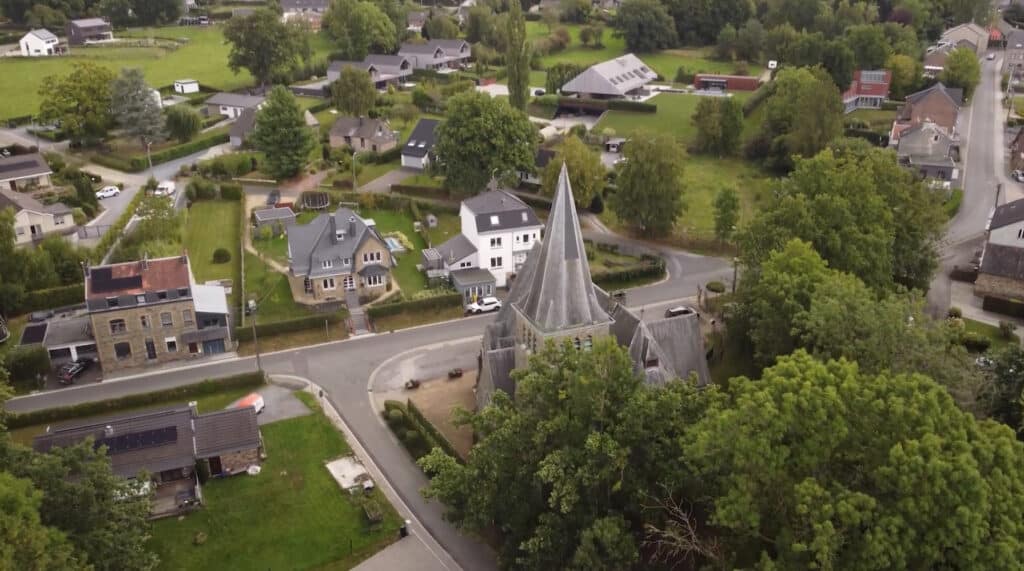 Vue du dessus de Jalhay